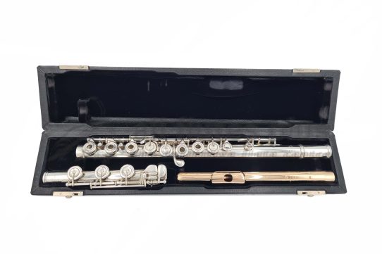 Powell Hand Made Secondhand Silver Flute with Custom 14K Head Joint-C7673