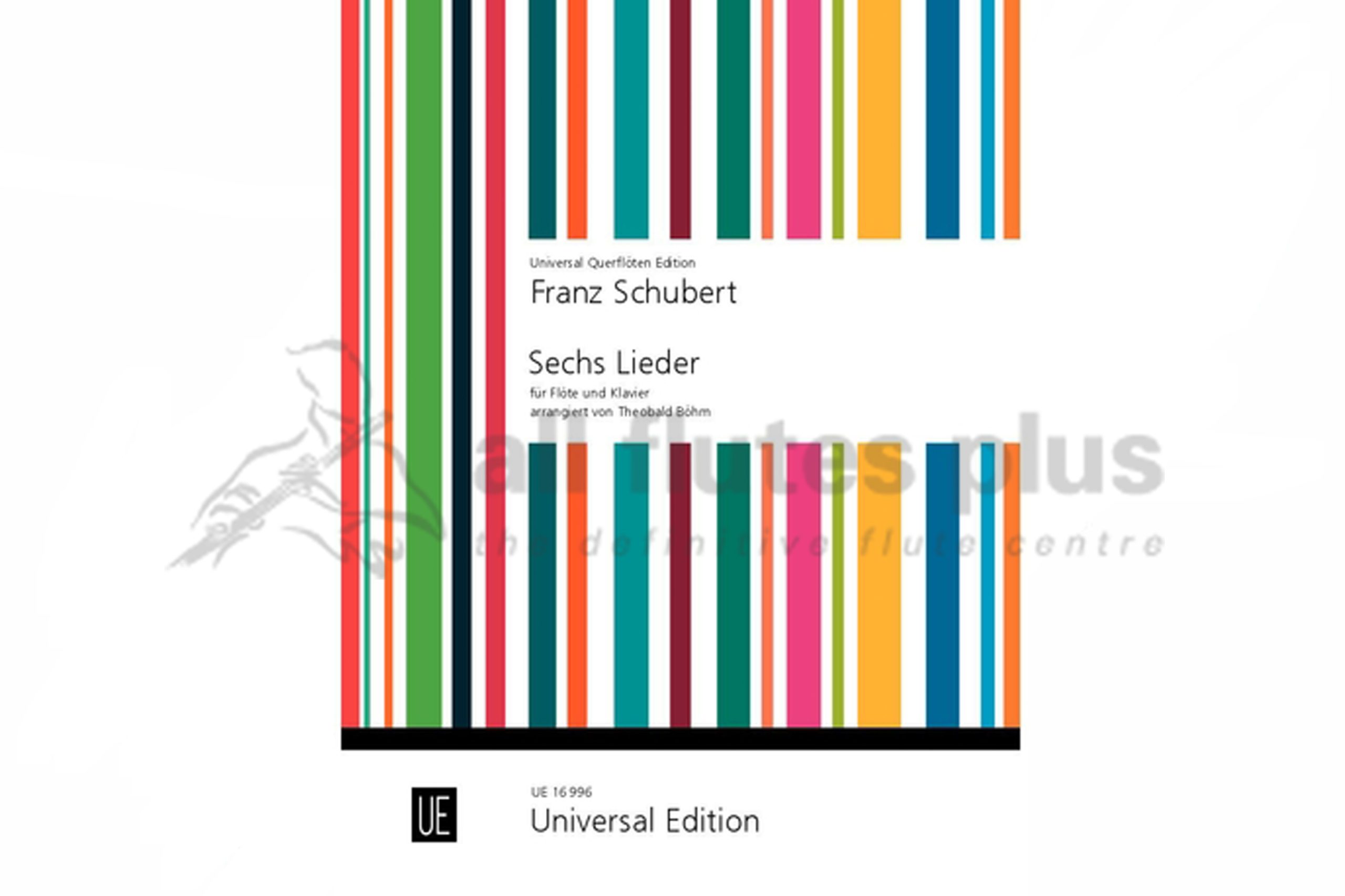 Schubert Six Songs for Flute and Piano