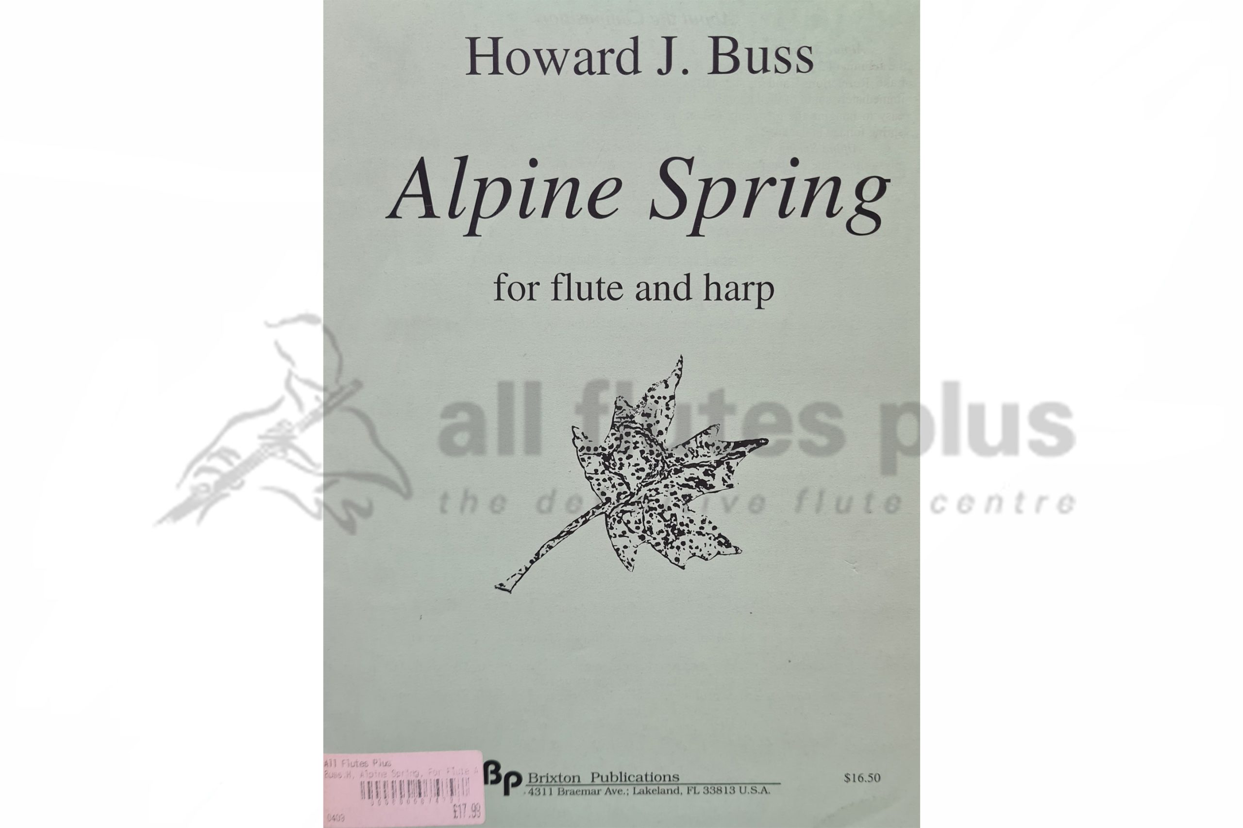 Buss Alpine Spring for Flute and Harp