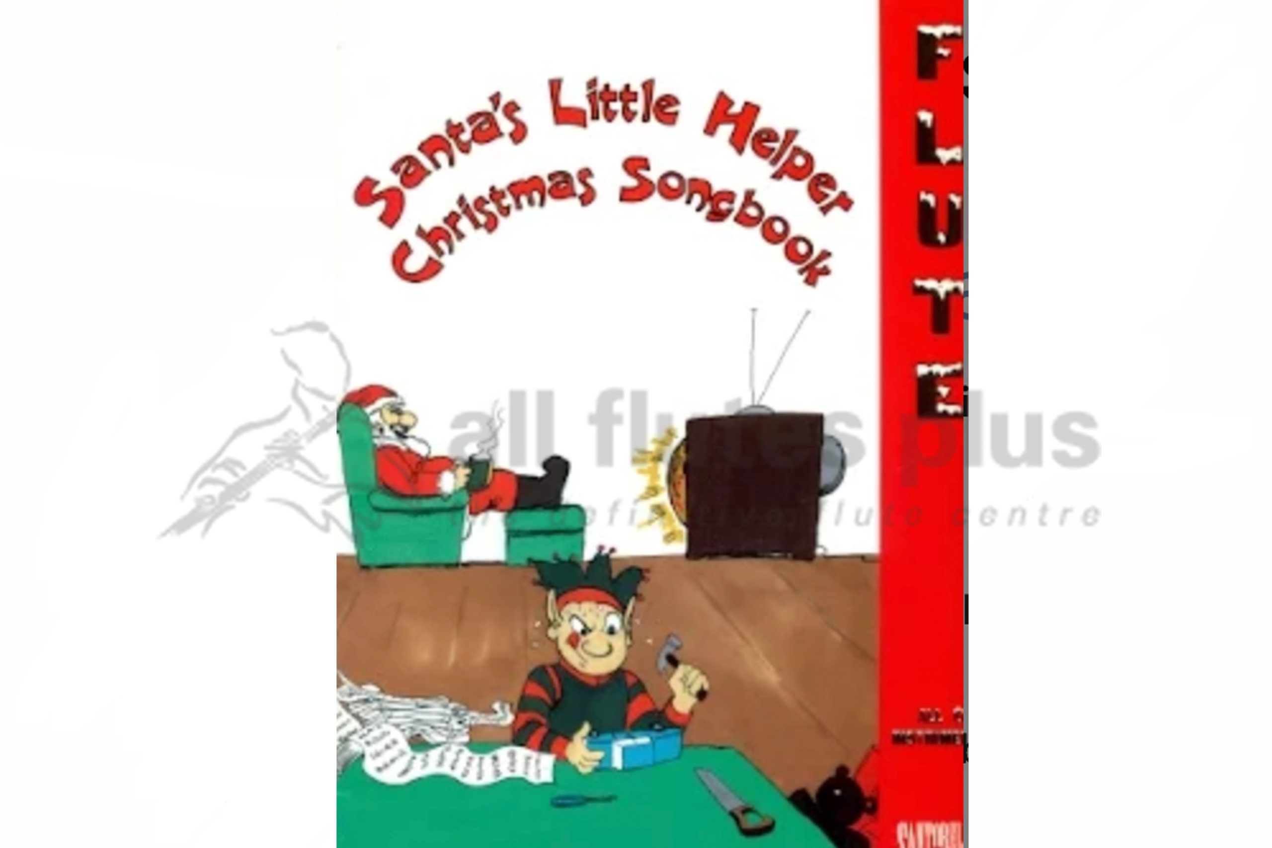 Santa’s Little Helper Christmas Song Book for 2 Flutes