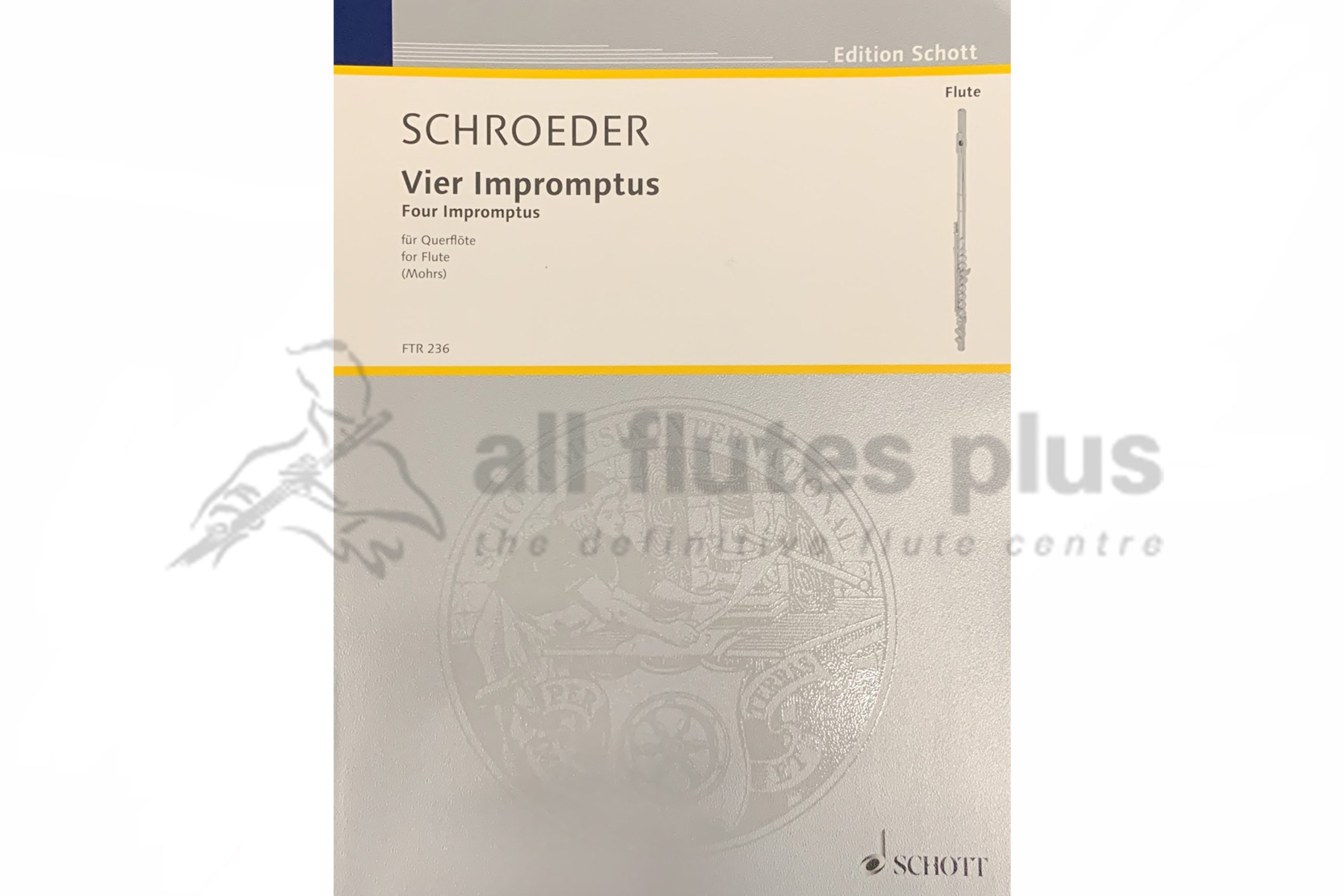 Schroeder Four Impromptus for Flute