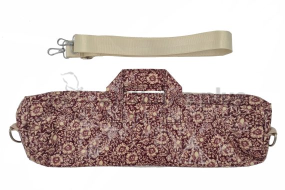 Funky Flute Cases Burgundy Floral Case Cover C Foot