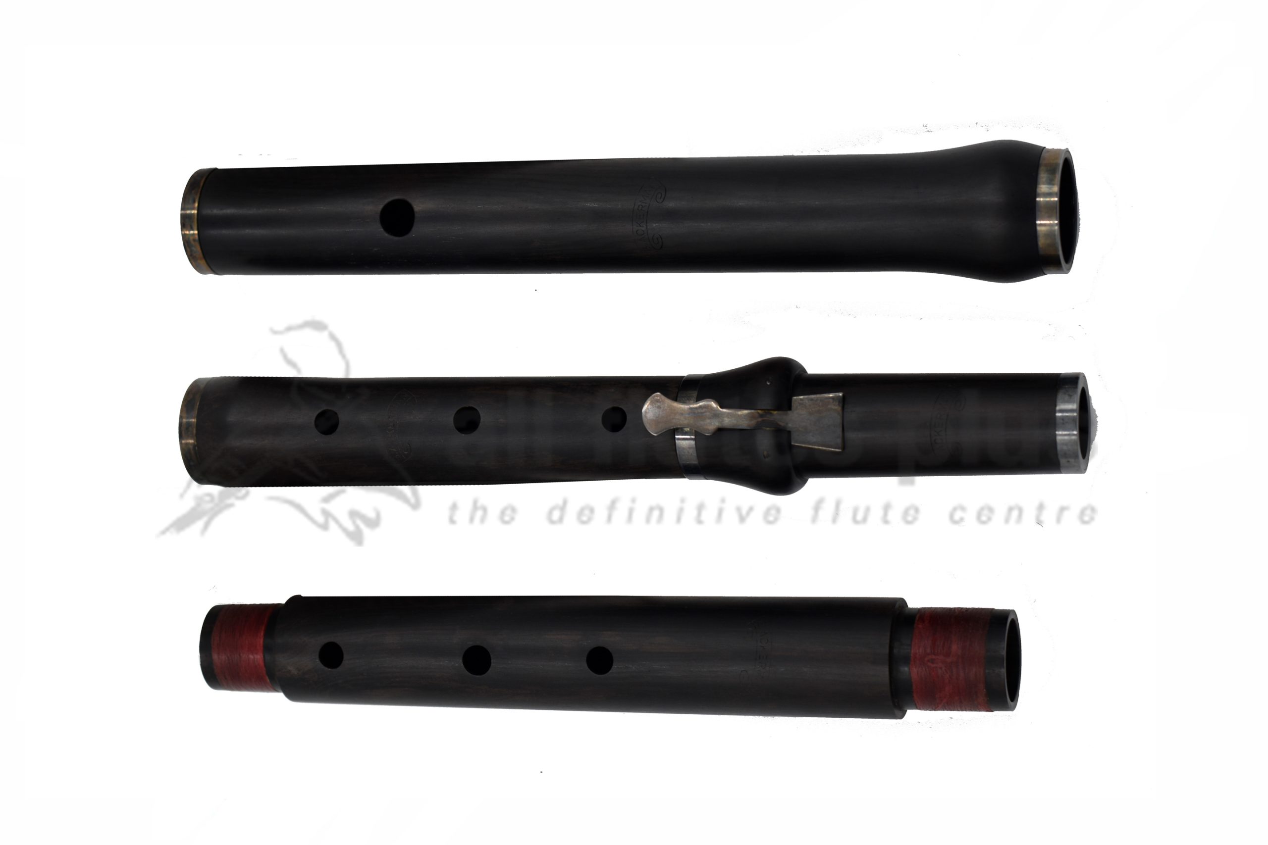 Ackerman Pre-Owned Blackwood Baroque Flute-c8600
