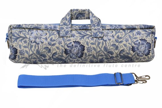 Funky Flute Cases Blue China Floral Case Cover C Foot