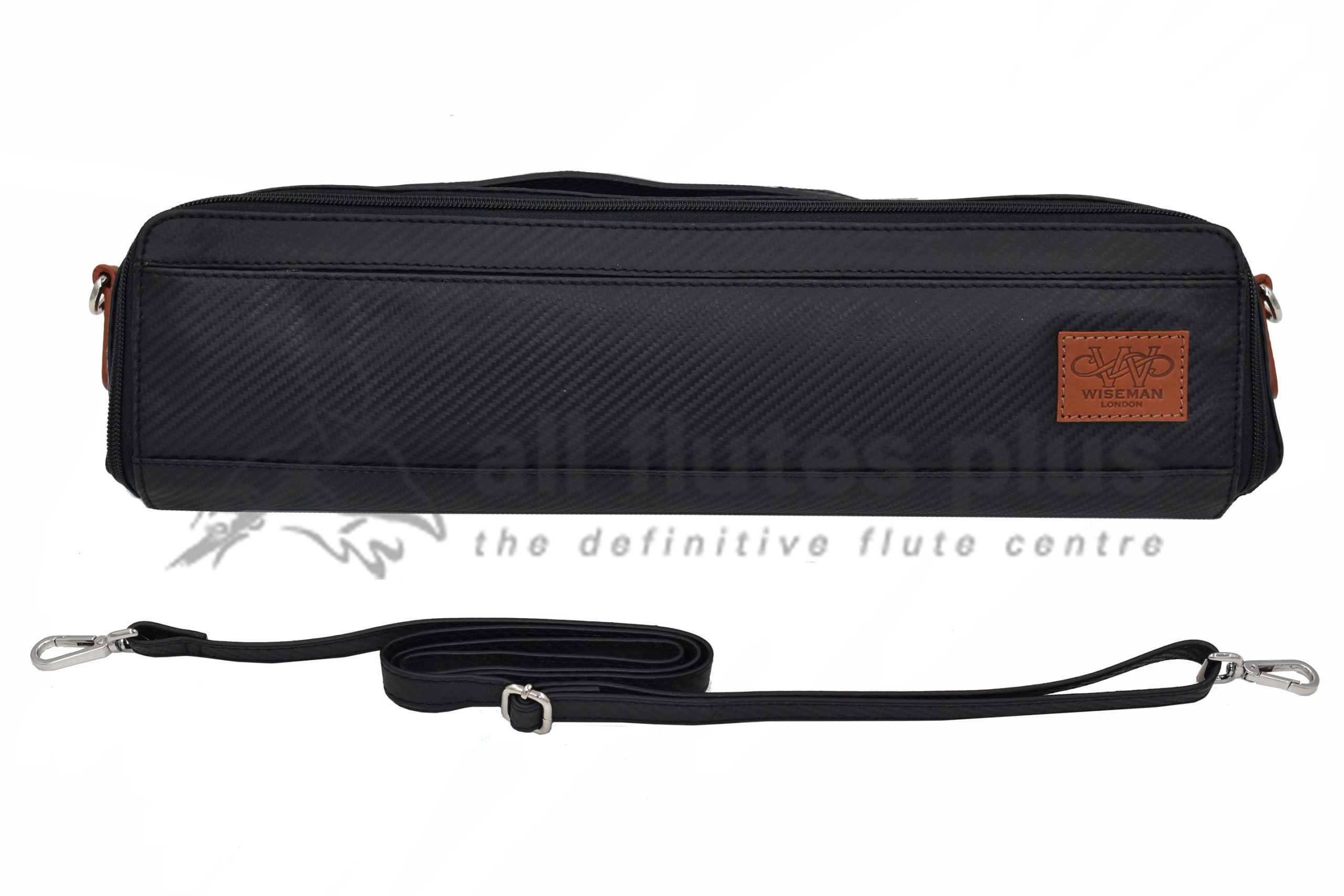 Wiseman Black and Brown Flute Case Cover
