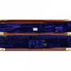 Wiseman Wooden Traditional Style Flute Case with Burr Wood Effect