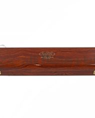 Wiseman Wooden Traditional Style Flute Case with Snake Wood Effect