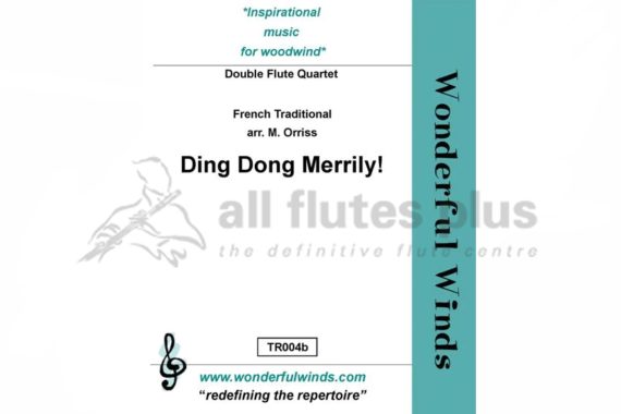 Ding Dong Merrily for Double Flute Quartet