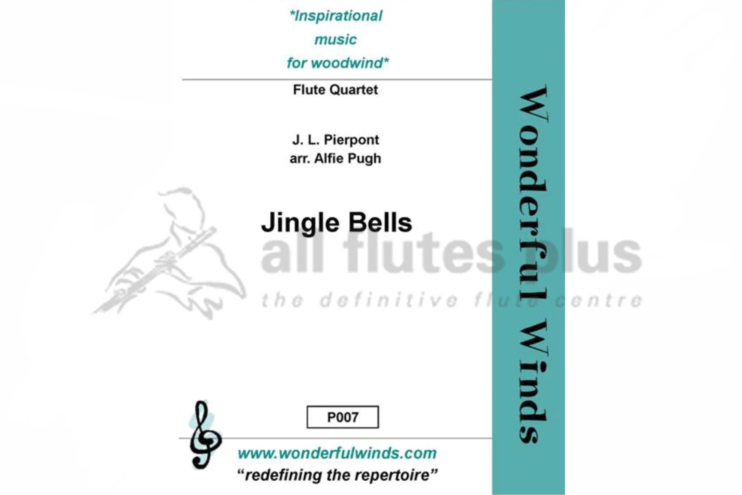 Jingle Bells for Mixed Flute Quartet