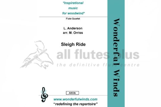 Sleigh Ride for Mixed Flute Quartet