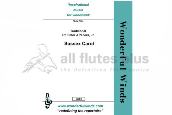 Sussex Carol for Flute Trio