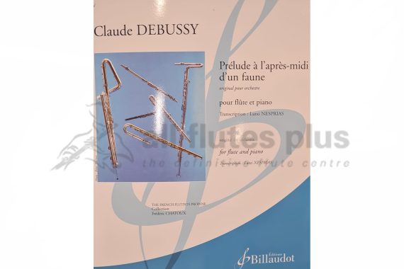 Debussy Prelude a l'apres-midi d'un faune for Flute & Piano