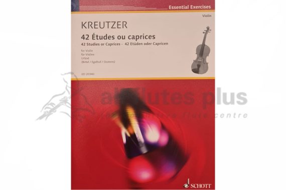 Kreutzer 43 Studies or Caprices for Violin