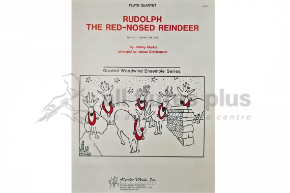 Rudolph The Red Nosed Reindeer for Flute Quartet