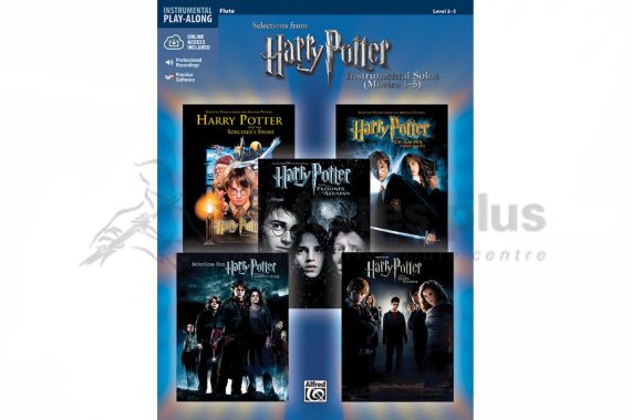 Selections from Harry Potter Movies 1-5 for Flute with Online Audio