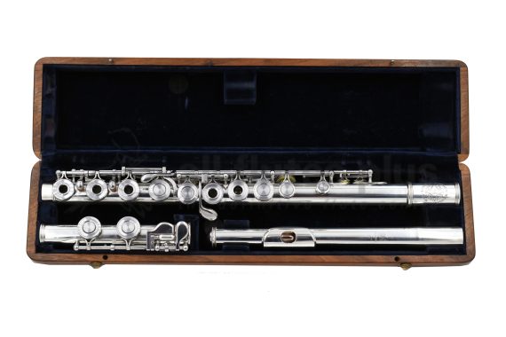 Wessel Handmade Silver Pre-Owned Flute with Mike Allen Headjoint-c9115