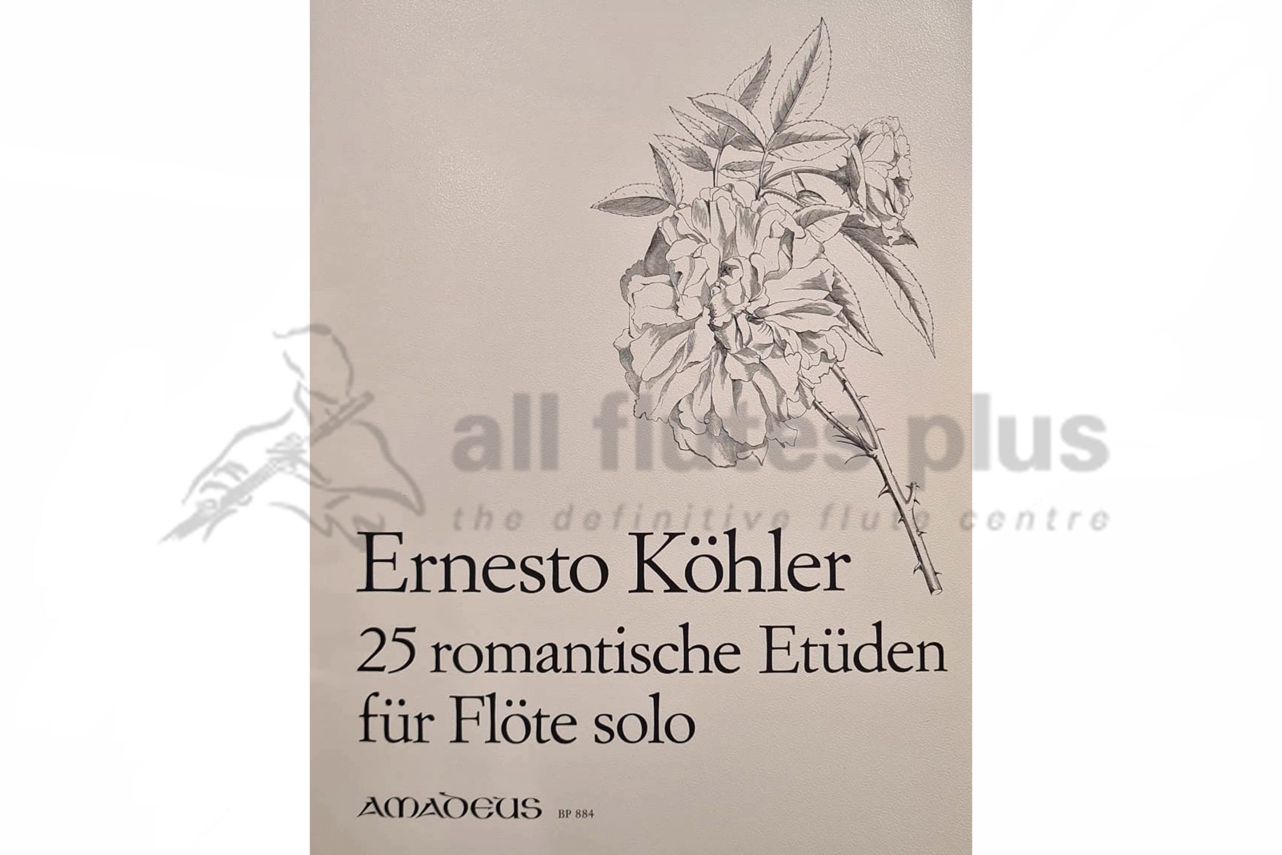 Kohler 25 Romantic Studies for Solo Flute