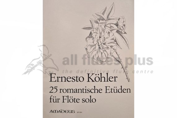Kohler 25 Romantic Studies for Solo Flute