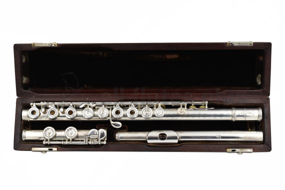 Brannen-Cooper Handmade Silver Flute Inline C Footjoint Open Hole C7885