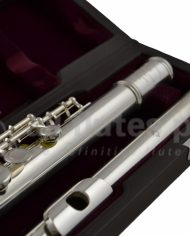 Muramatsu DS Model Flute with C Foot and Open Holes Close Up