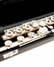 Powell Handmade Conservatory Aurumite 9k B Foot Flute with silver keys Keywork